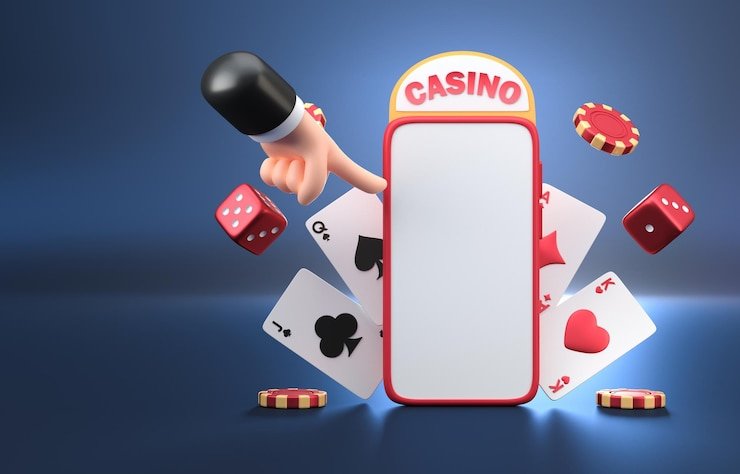 Antarmuka permainan Caribbean Stud Poker di tenten slot